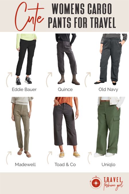 For long sightseeing days, outdoor adventures, or long-haul flights, cargo pants are some of the best travel pants around due to their handy pockets, loose and comfy designs, and functional fabrics.

These cargo pants have the utility, comfort AND style you need. Take a look at the best cargo pants women love to travel with!

Check them out: https://www.travelfashiongirl.com/best-cargo-pants-for-women/

#TravelFashionGirl #TravelPants #womenspants #cargopants #cargopantsoutfit #cargopantswomen #widelegpants

#LTKstyletip #LTKtravel