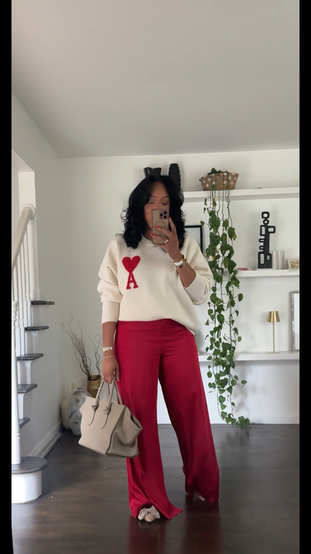 Comfy workwear! I love a thick wool sweater! Eliminates the need for a coat! These exact pants may be out of stock but any Andrea Iyamah pants are just soo good! #fashionover40 #interiordesigner and #fashionlover

#LTKOver40 #LTKStyleTip #LTKWorkwear
