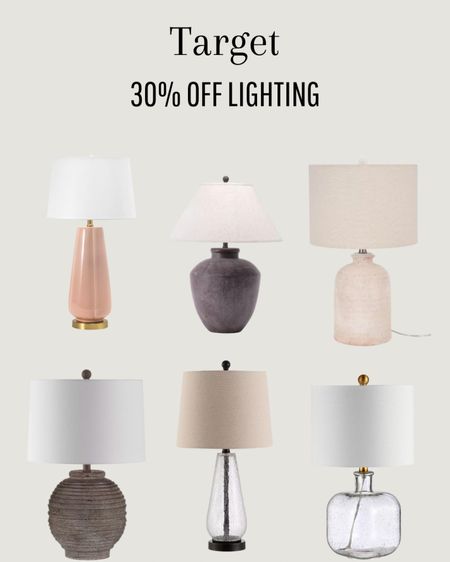 Target 30% off lighting! 

#LTKsalealert #LTKhome #LTKSeasonal