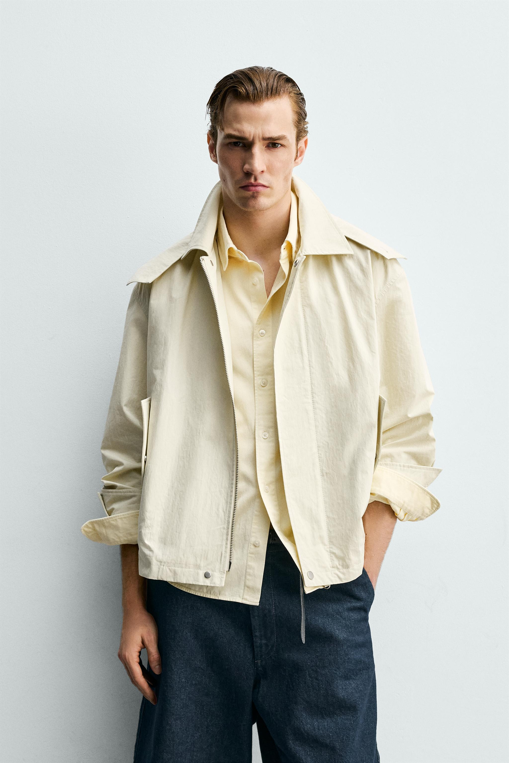 CROPPED FIT HOODED TECHNICAL PARKA | Zara US