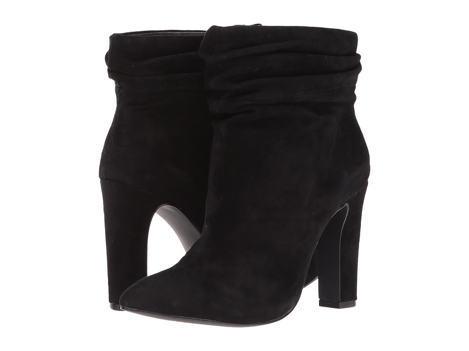 Kristin Cavallari - Kane (Black Kid Suede) Women's Dress Boots | Zappos