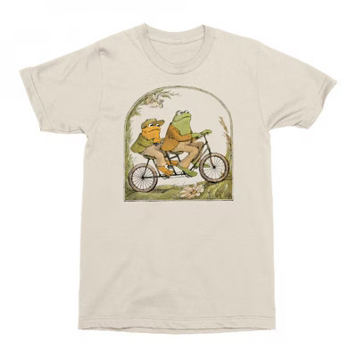 Mens Frog and Toad Tandem Bicycle T-Shirt - 2XLarge | Target