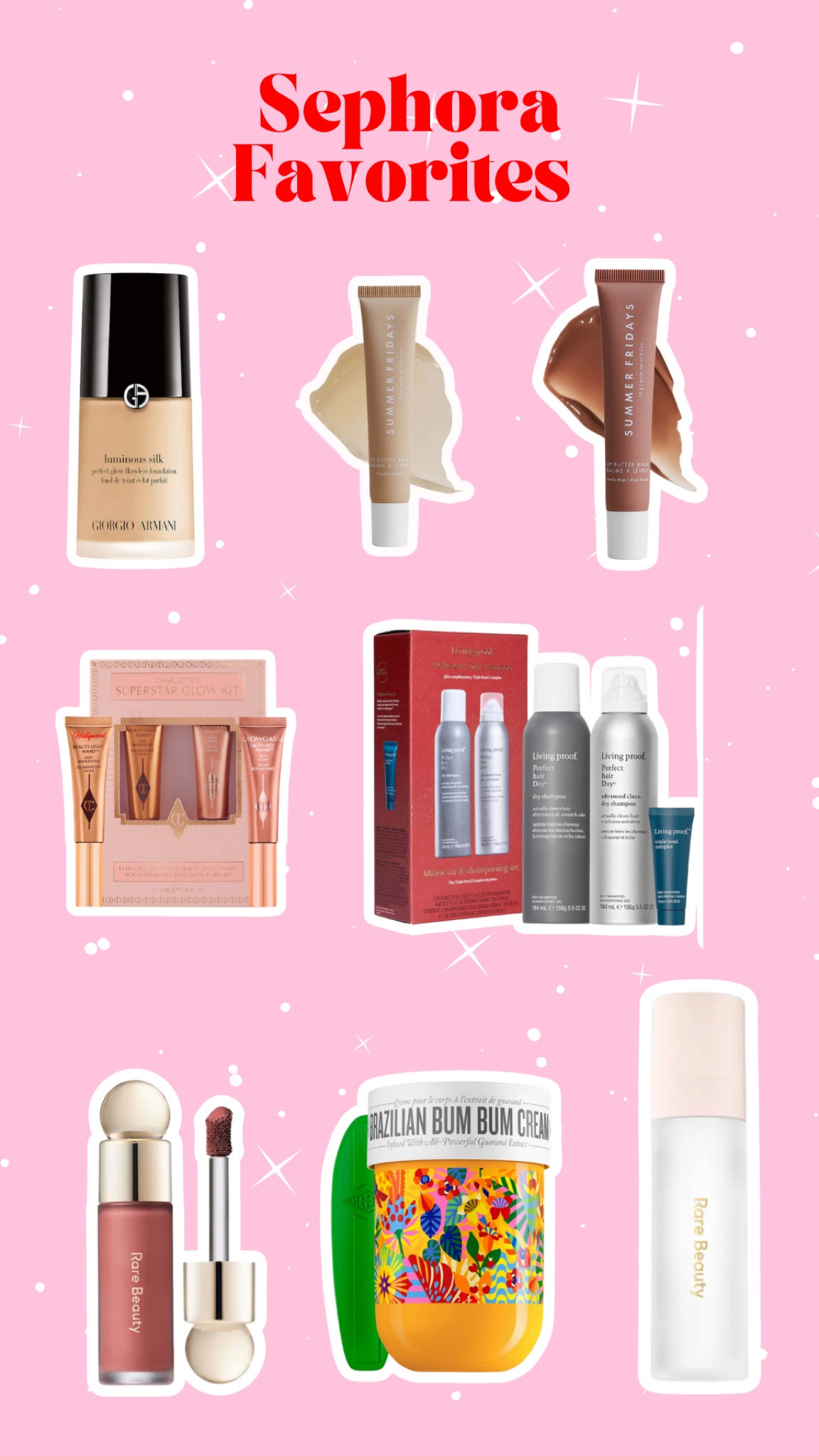 Sephora beauty favorites for the beauty lover in your life. All my favorites linked! 

#LTKGiftGuide #LTKHoliday #LTKbeauty
