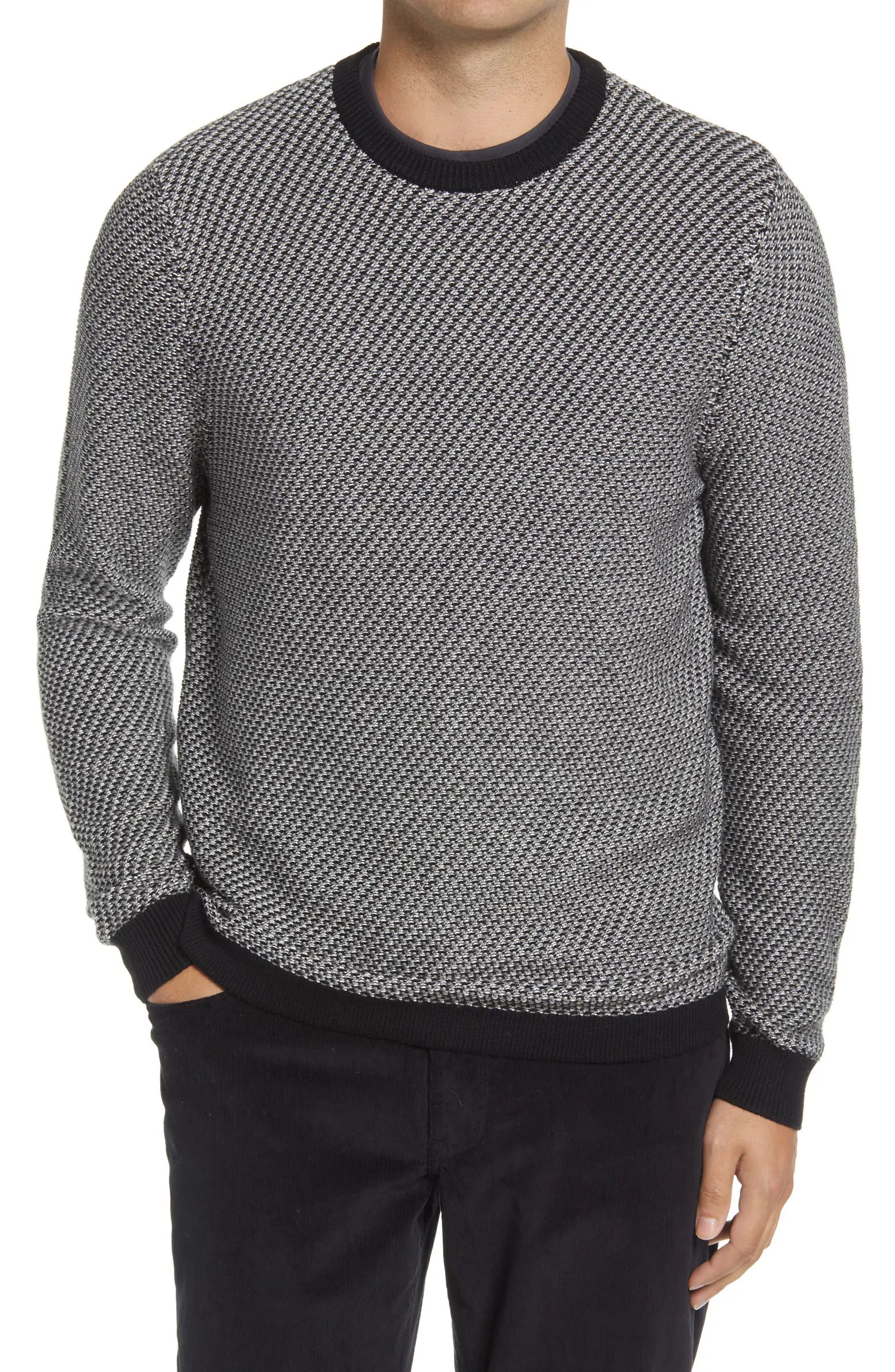 Mini Pattern Crewneck Sweater | Nordstrom