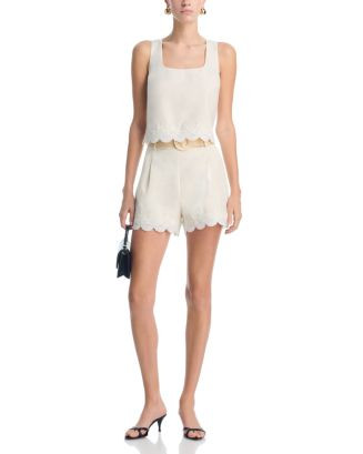 Lace Trim Tank Top & Lace Trim Shorts - Exclusive | Bloomingdale's (AU)
