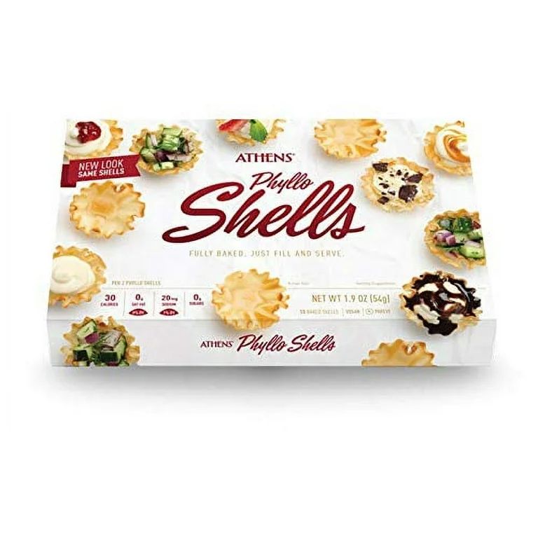 Athens Mini Fillo Dough Shells 1.9 Oz 54g (2-Packs, 15 Shells/Pack) | Walmart (US)