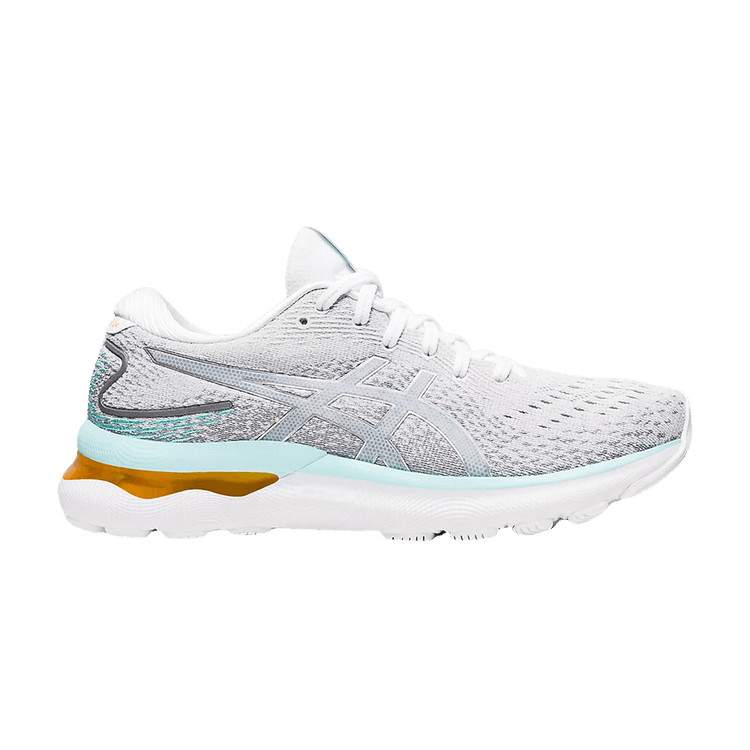 Wmns Gel Nimbus 24 'White Pure Silver' | GOAT