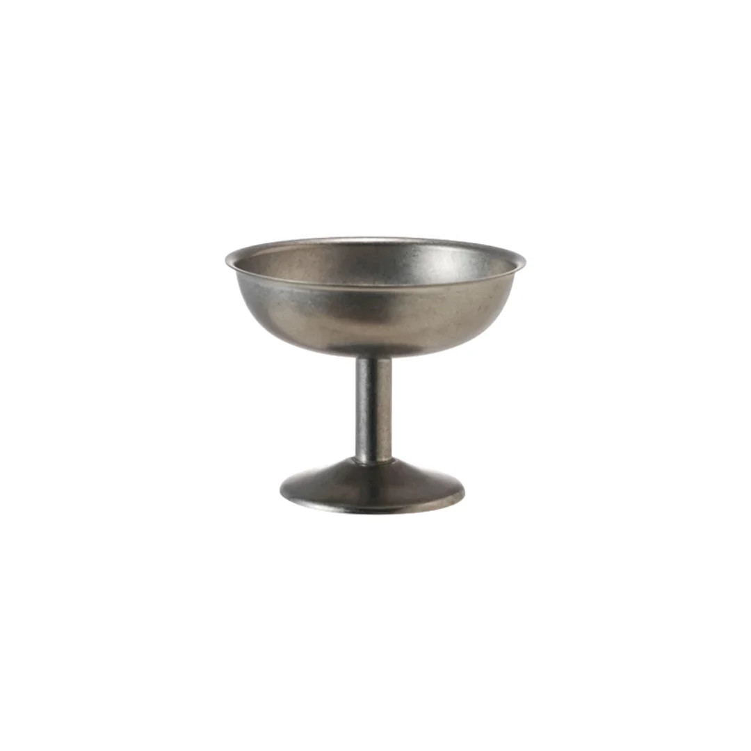 Short Pewter Coupe | Pink Antlers