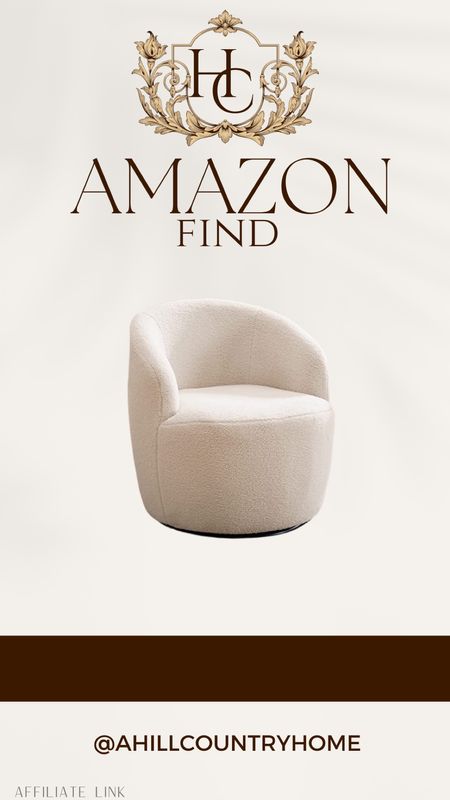 Swivel barrel chair from Amazon! 

Follow me @ahillcountryhome for daily shopping trips and styling tips 

Home decor, home finds, spring decor, best sellers, accent chair, Amazon home, home decor 

#LTKSeasonal #LTKFind #LTKhome