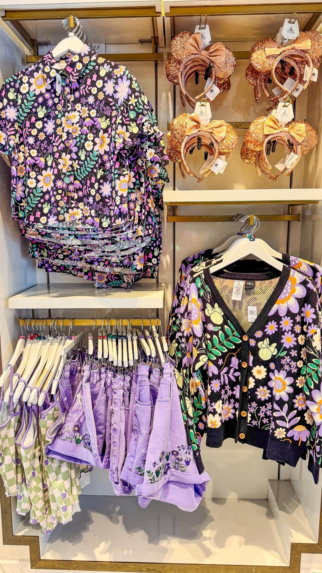 Those purple shorts are calling my name! 💜🌸 The Her Universe stuff keeps getting better and better! I found these in the Legends of Hollywood gift shop at Hollywood Studios but I’m sure you’ll find it other locations pretty soon!
#disneymerch #heruniverse