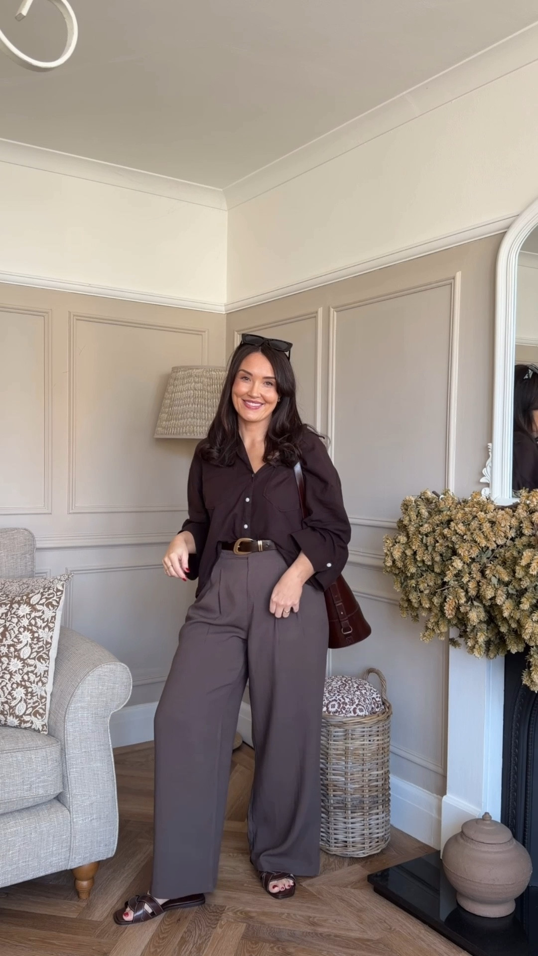 The most comfy outfit! These trousers are fitted on the waist but the waistband is ultra stretchy. They are also light and airy but look more structured I wear in size M. My top is a linen mix and I'm wearing a Size M. 

#LTKmidsize #LTKuk #LTKspring