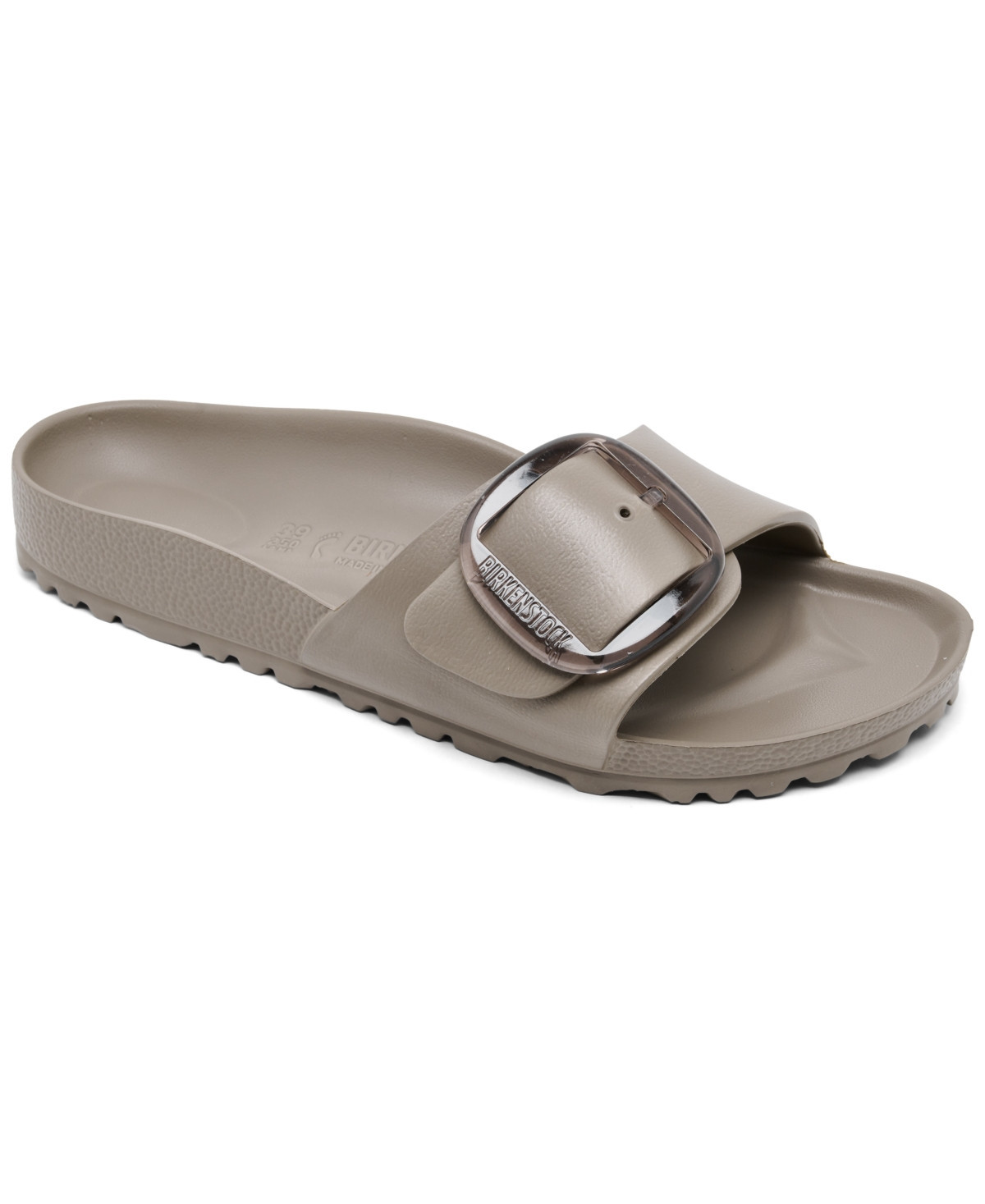 Birkenstock Women's Madrid Big Buckle Eva Sandals from Finish Line - Gray Taupe | Macy's