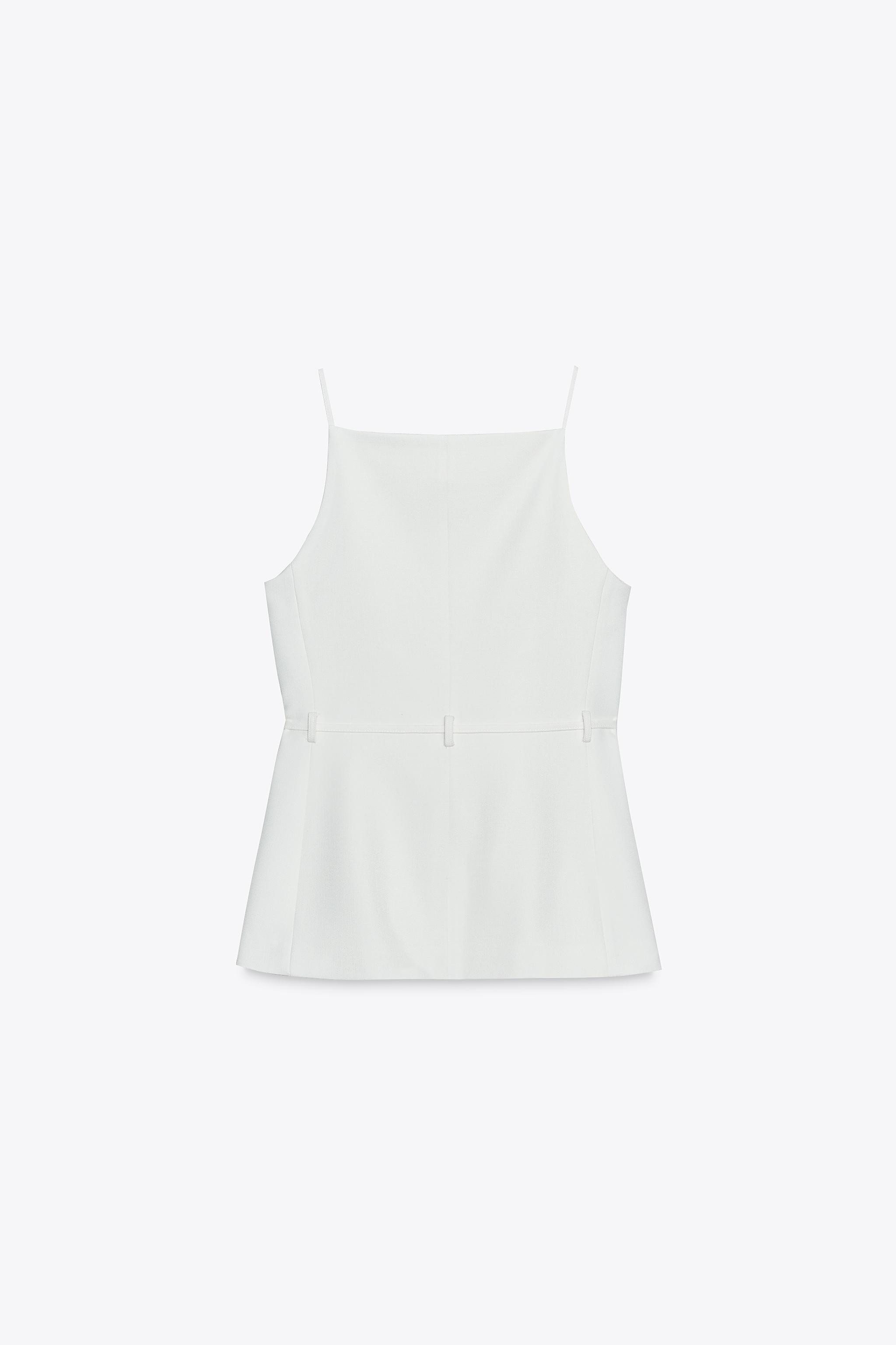 BEADED BELT VEST | Zara US