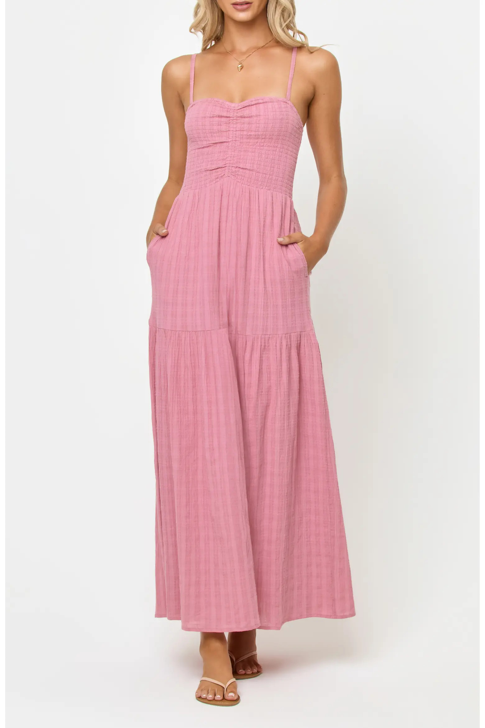 Mallorca Smocked Cover-Up Maxi Dress (Women) | Nordstrom | Nordstrom