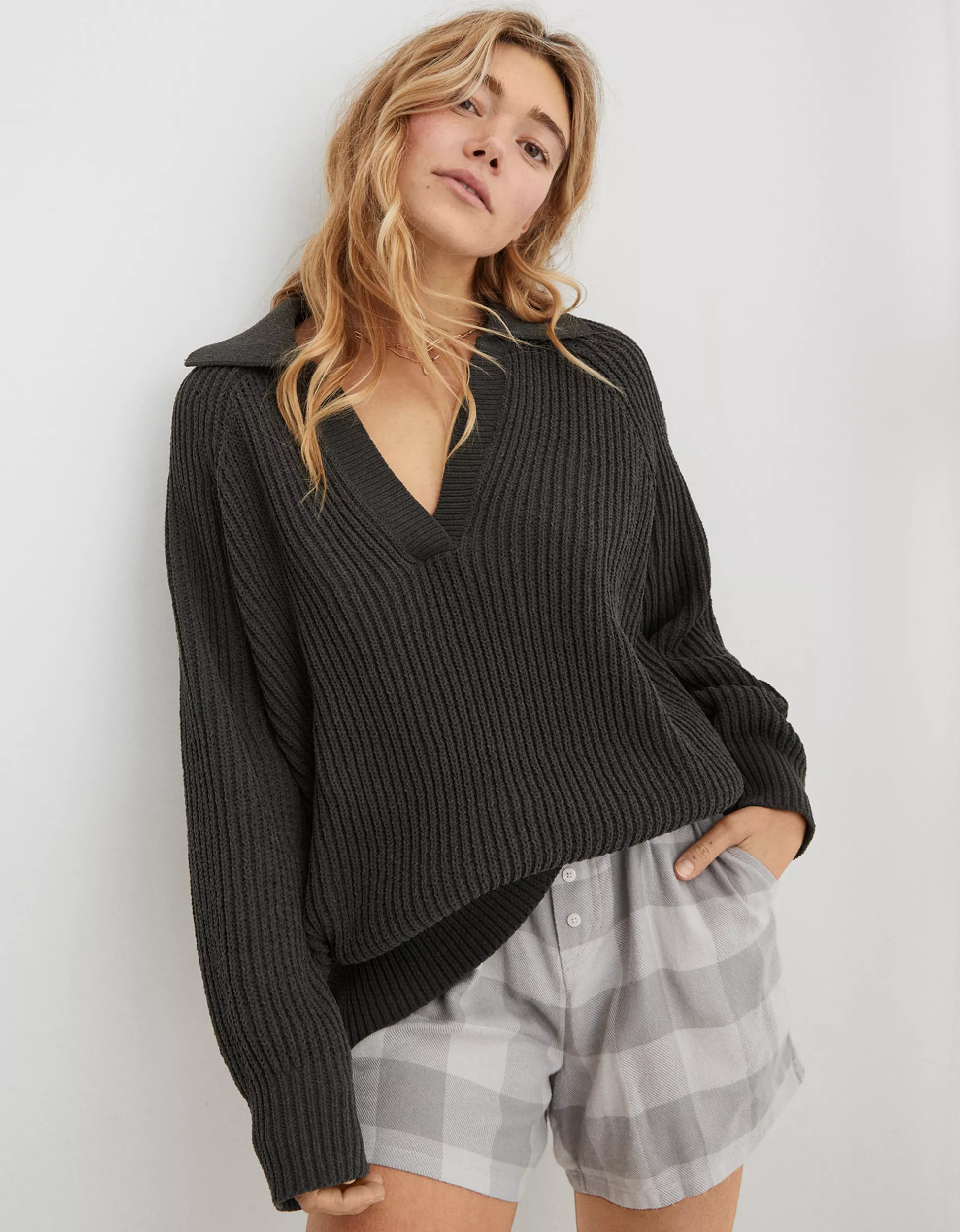 Aerie Sugar Rush Chenille Sweater | Aerie