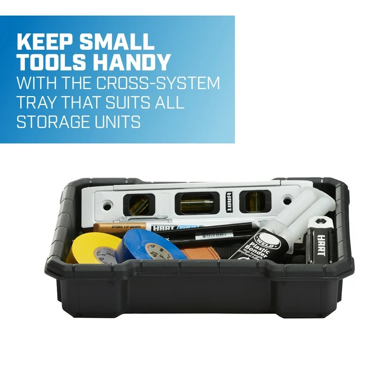 HART Stack System, Mobile Toolbox for Storage and Organization, 3 Piece Resin Plastic Modular Too... | Walmart (US)