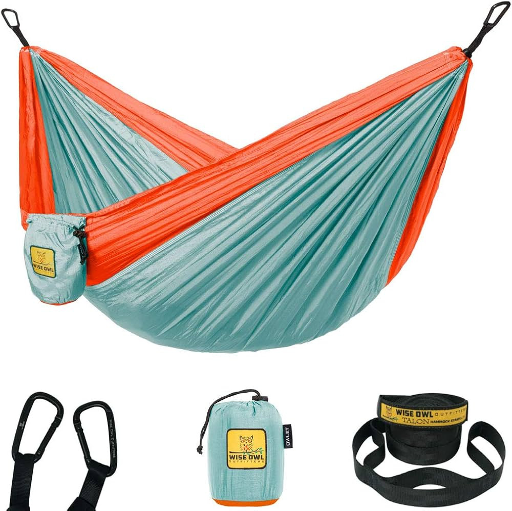 Wise Owl Outfitters Kids Hammock - Small Camping Hammock, Kids Camping Gear w/Tree Straps and Car... | Amazon (US)