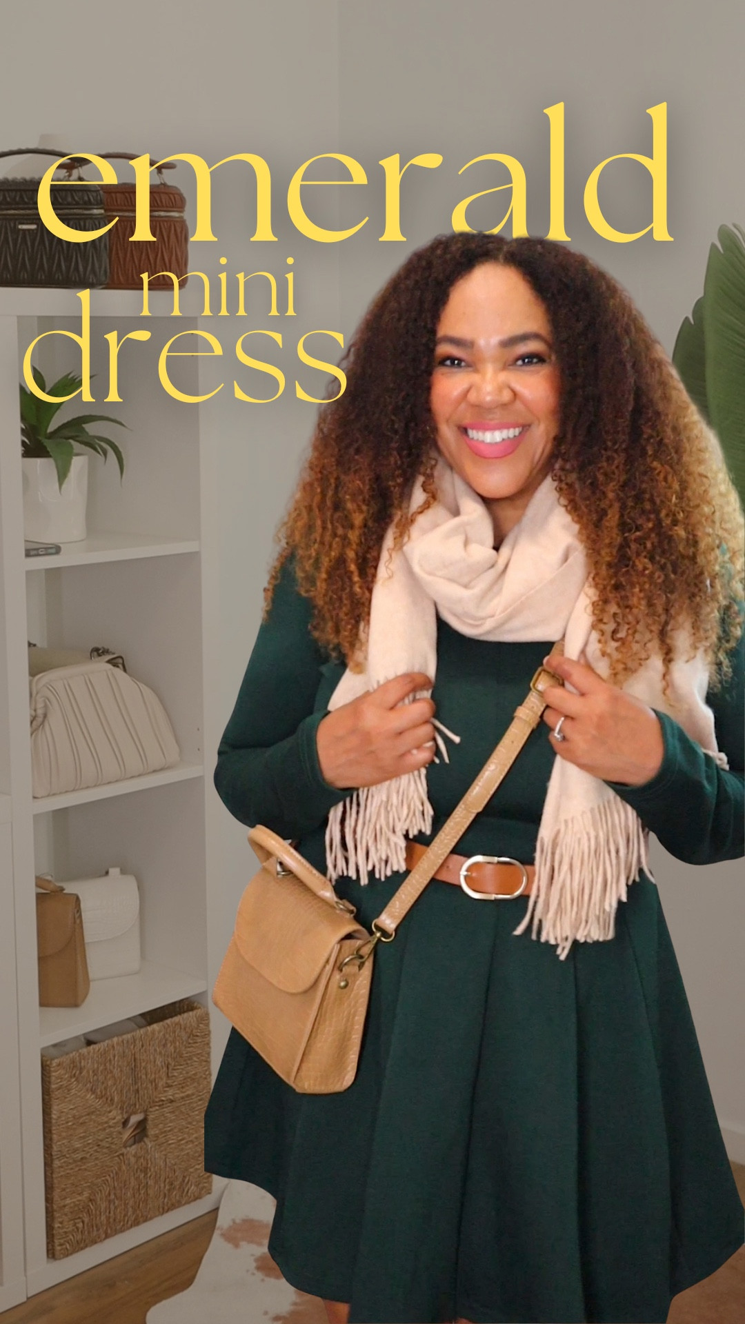 Layered up this Emerald Green 💚mini dress! Got a large 

#LTKOver40 #LTKootd #LTKMidsize