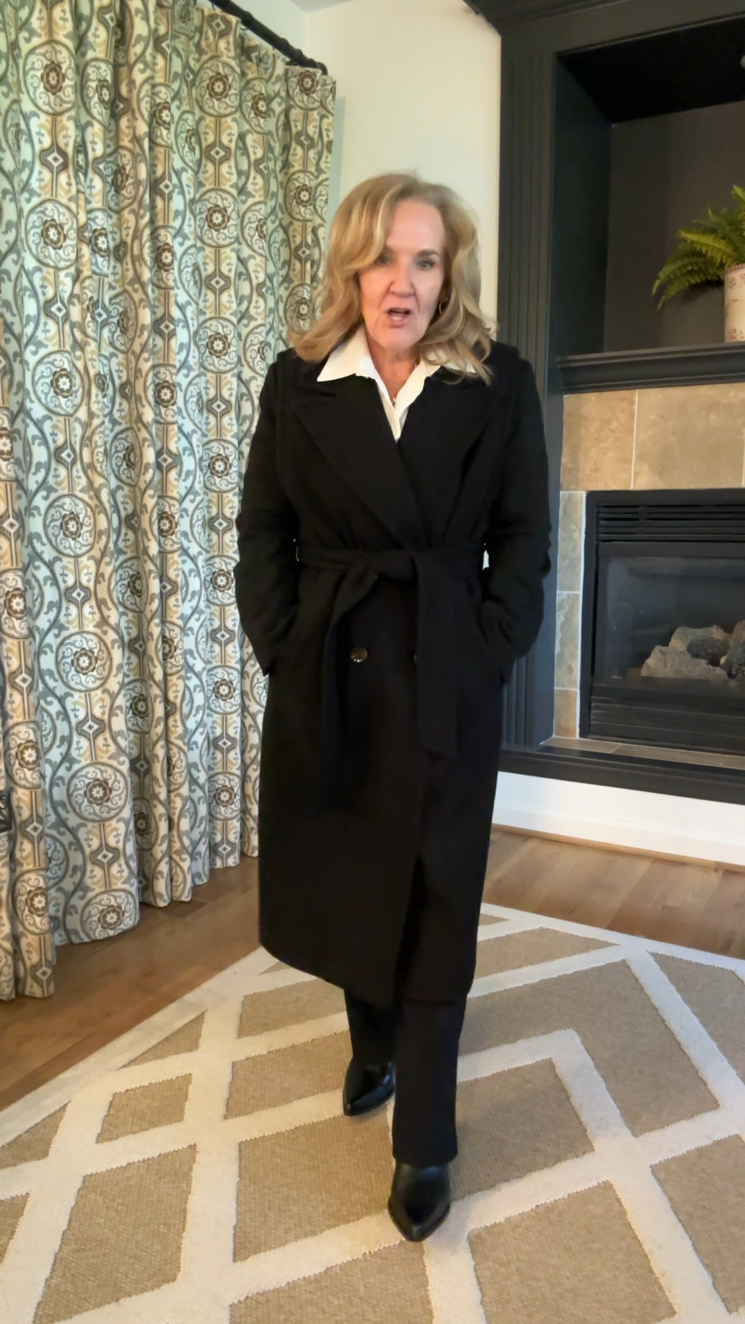 Pick up this Bernardo long overcoat vest for a fresh winter look. Skip the bulky sleeves of a traditional overcoat to add a different dimension to your winter look.
Wearing a large in the vest 
Spanx smooth micro flare pants size large petite code NANETTEXSPANX 

Bernardo Venetian long belted vest long black vest belted vest Anthropologie table pleated blouse Dolce Vita Shadie H2O booties Dolce Vita boots Spanx Spanxshape EveryWear micro flare jeans stretch jeans flare jeans Gibson black notch collar blazer

#LTKMidsize #LTKOver40 #LTKSeasonal