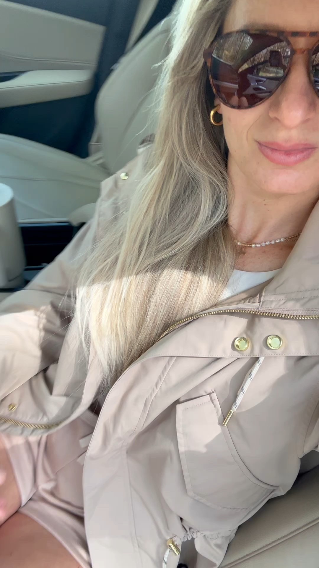 One more shoutout for this rain jacket because it’s almost sold out! 
It’s so chic and still pairs well with my athletic gear. I find myself using it much more than a trench coat this spring! It’s perfect all around!

*wearing size small

#trenchcoat #rainjacket #springlayers #springjacket #neutrals #varley #athleisurejacket 

#LTKSeasonal #LTKTravel #LTKSaleAlert