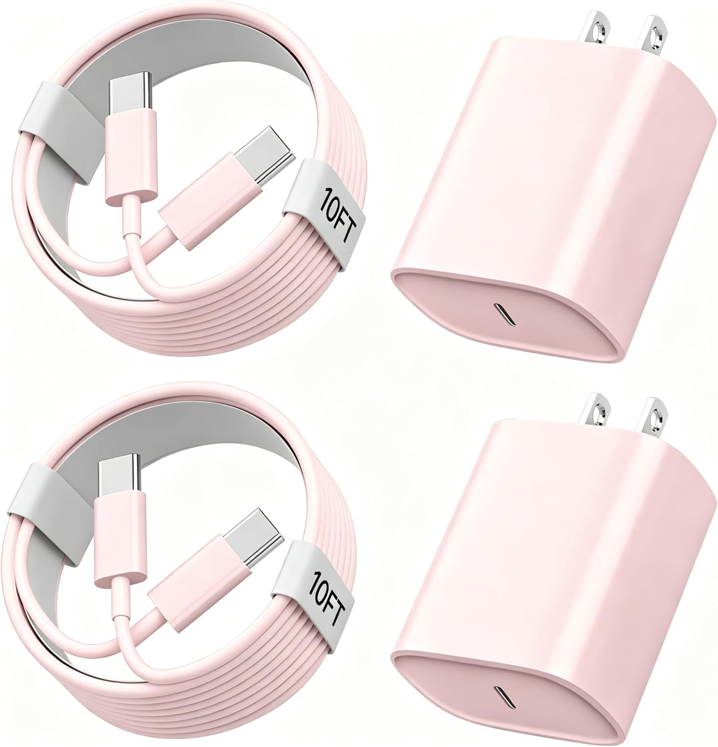 Phone 17 16 15 Charger Fast Charging, 10 FT Long USB C Charger Cord with 20W Type C Fast Phone Ch... | Amazon (US)