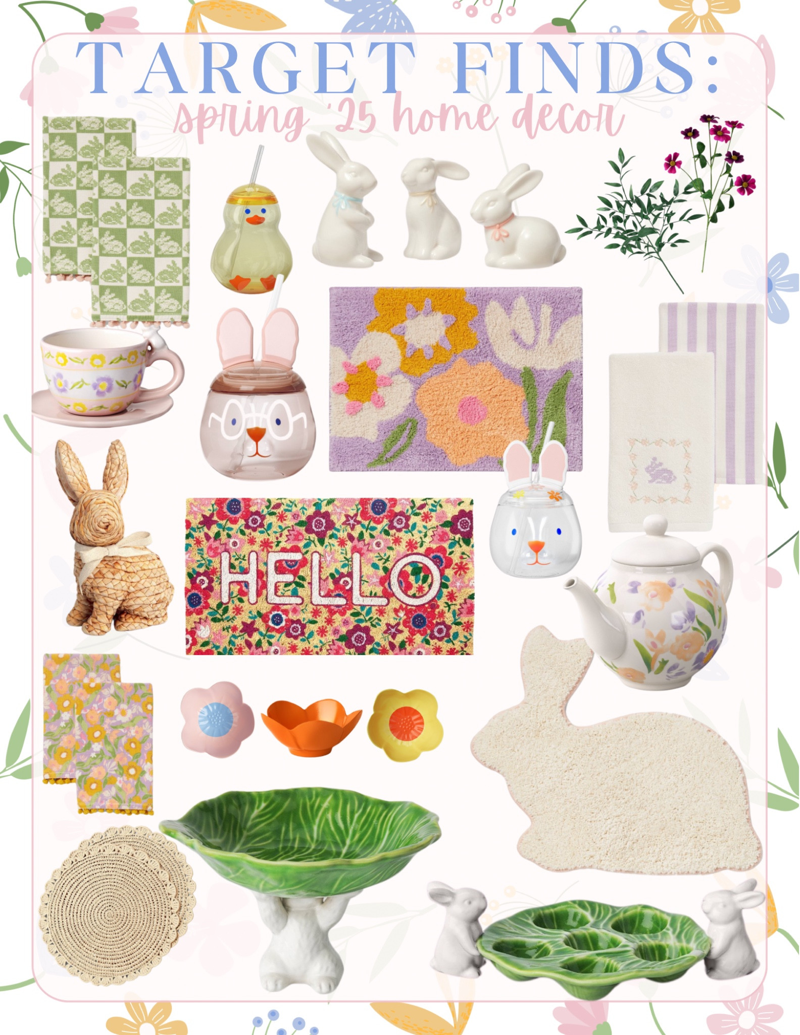 Some precious yet super affordable spring/easter home decor Target finds! Enjoy 🐇🌸🌷🌼

#LTKSeasonal #LTKhome #LTKfindsunder50