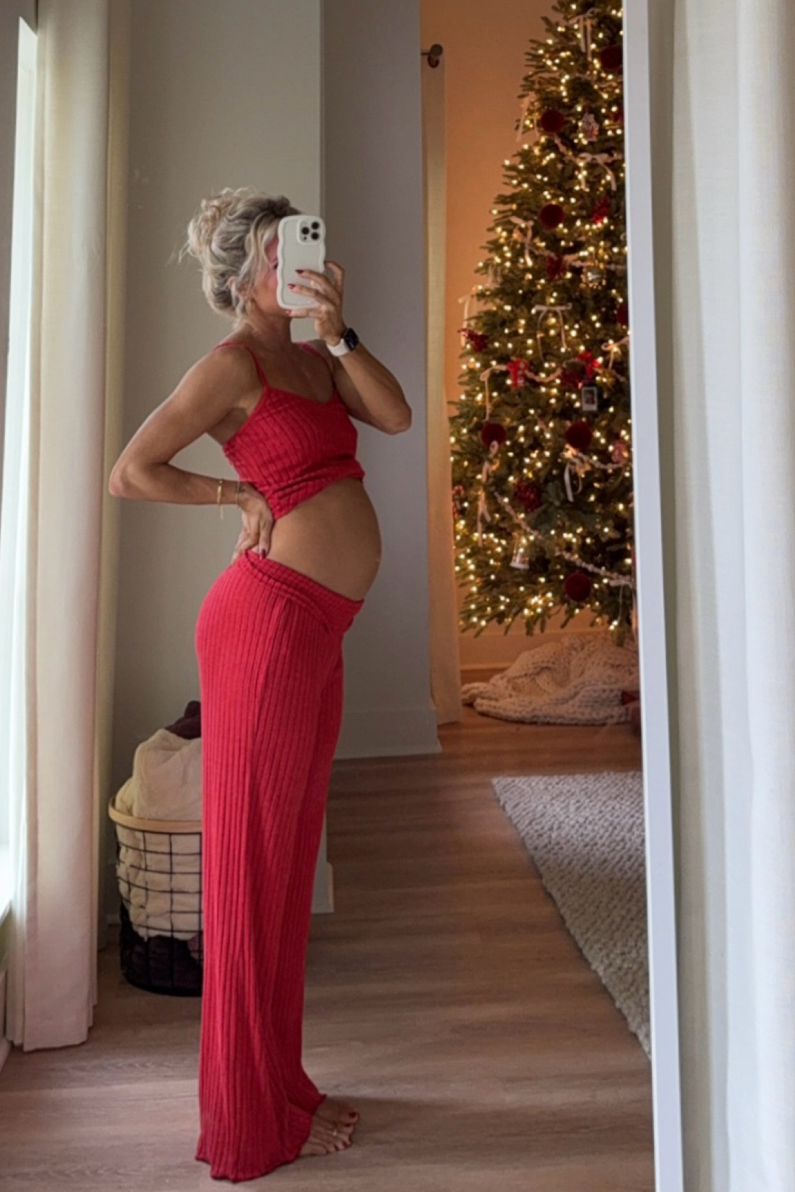 The softest pjs!! ❤️ wearing a small 

#LTKHoliday #LTKSaleAlert #LTKBump