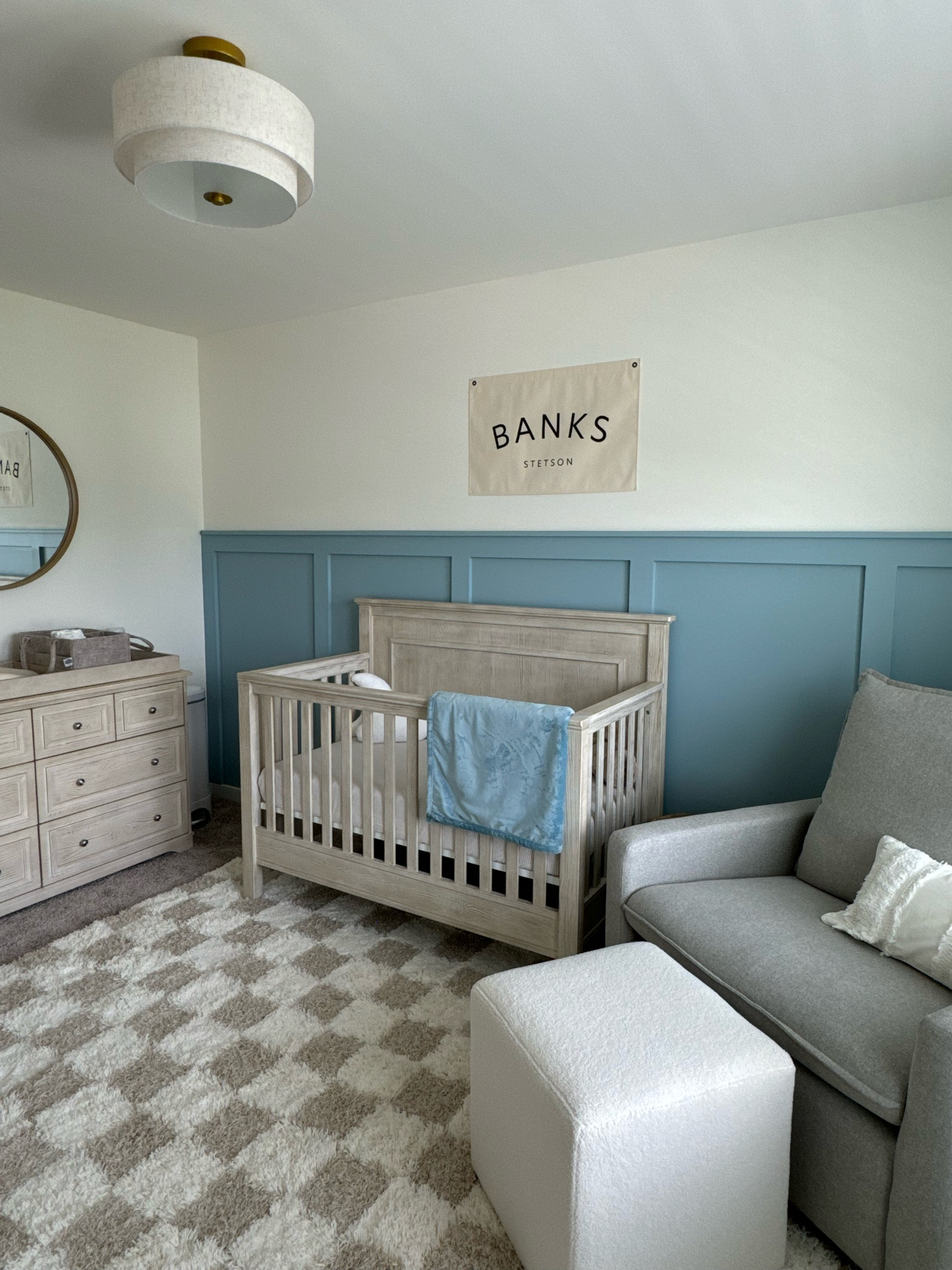 Baby boys nursery is coming together 🥹Ted's

#LTKHome #LTKBaby #LTKFindsUnder100