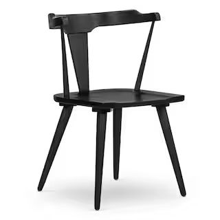 Enzo Dining Chair in Black | The Home Depot
