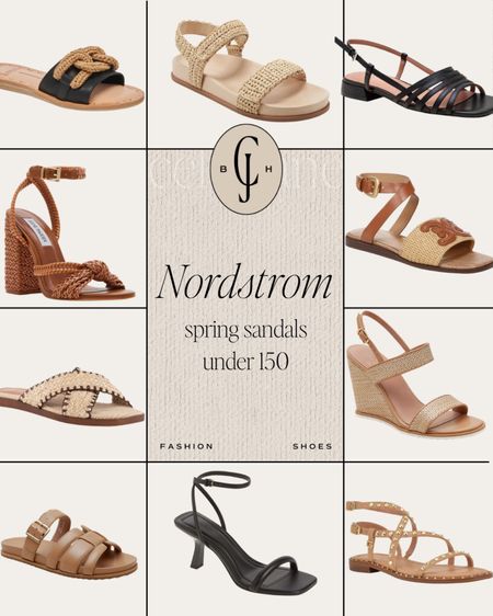 Nordstrom spring summer sandals under $150