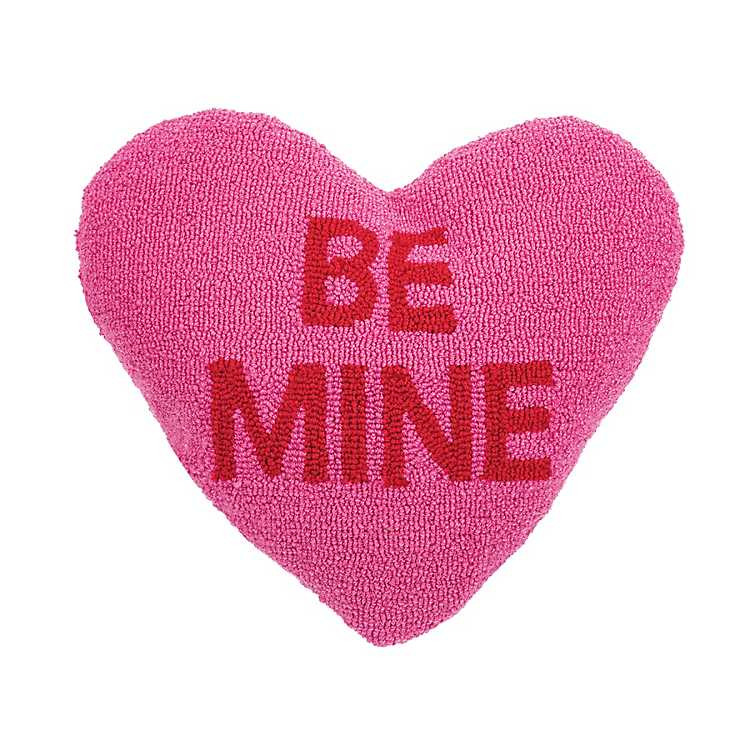 New! Red Heart Shaped Be Mine Pillow | Kirkland's Home