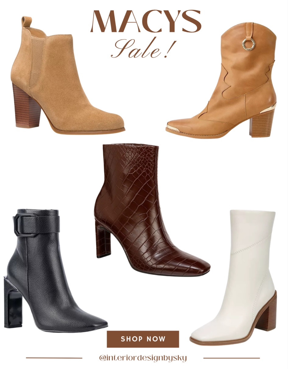 Macys womens booties discount