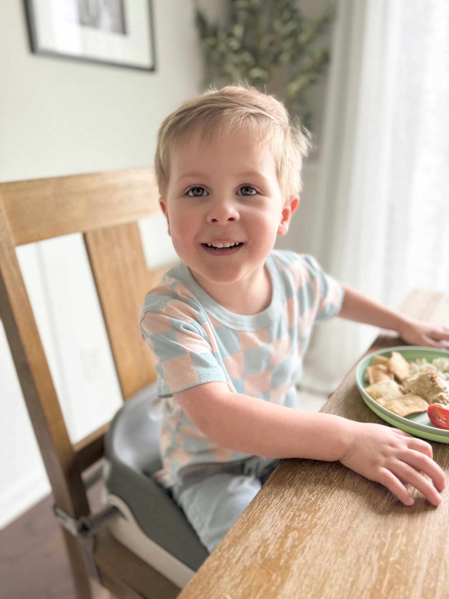 Bentley is in his “I’m a big boy” phase—especially at the dinner table. He loves sitting on the chairs with us, but he still needs a little boost to reach. @theupseat Boost Ergonomic Toddler Booster Seat is just what he needed! [ s p o n s o r e d ]

I love that it has a detachable base for added height while he’s little, and as he grows, I can remove it—and you know, once Gabriel is old enough to sit in a booster seat, he’ll be using it, too! 

#aclassyfashionista #upseat #toddlermusthaves #toddlerstyle #toddlerfun #toddlerlunch #toddlerhood 

#LTKKids #LTKFamily
