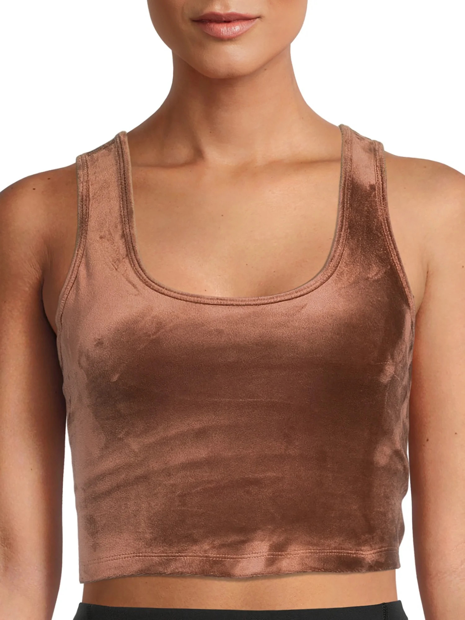 Avia Women's Velour Fashion Bra Top | Walmart (US)