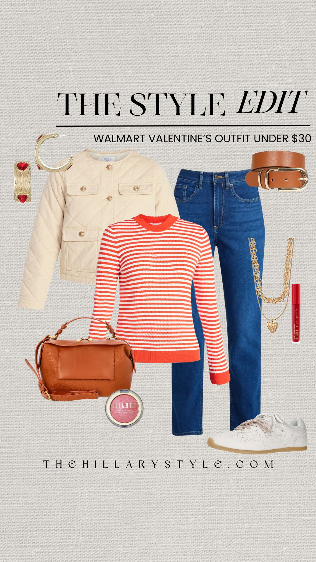Walmart Valentine's Look Under $30
Affordable Valentine’s Day outfit idea from Walmart! ❤️ If you’re looking for a romantic yet budget-friendly look, this is it. Everything featured is under $30, making it the perfect chic find for your next date night or Galentine's party. I’m obsessed with how these affordable pieces come together for a high-end, modern aesthetic. Walmart fashion is truly hitting different in 2026—style meets savings! ✨

#TheHillaryStyle #WalmartFashion #ValentinesDayOutfits #AffordableStyle #WalmartFinds #DateNightInspo #LTKUnder50 #PinterestFashion #BudgetBoutique #ValentinesStyle2026 #GalentinesOutfit #TrendyOnABudget #WalmartInTheKnow #StyleUnder30 #WinterFashion2026 

 

#LTKValentine #LTKootd #LTKSeasonal
