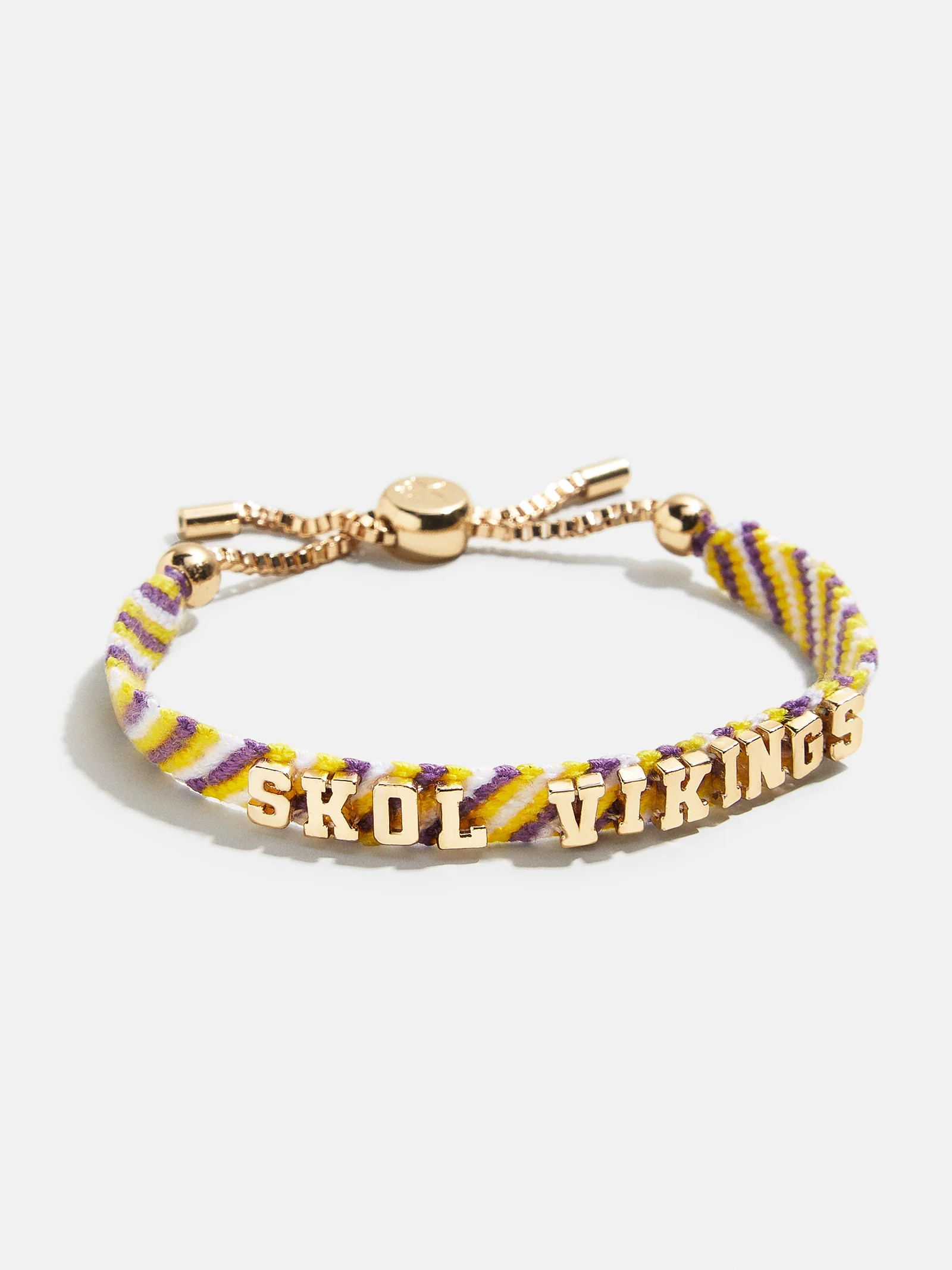 Minnesota Vikings NFL Woven Friendship Bracelet - Minnesota Vikings | BaubleBar (US)