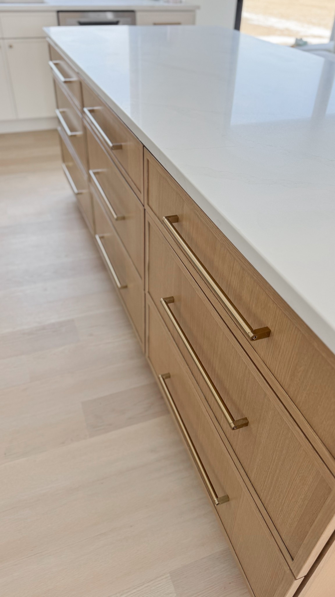 These pulls were a bit of a splurge but SO worth it - they make our cabinetry look and feel more high end. 15” pulls on a 33” cabinet here

#LTKSaleAlert #LTKHome