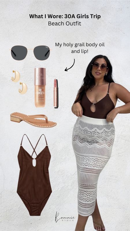 What I Wore: 30A Girls Trip size large ☀️ Beach Outfit | Midsize Fashion | Spring Break OOTD | Vacation Outfit | Pool Outfit | Swim | Midsize Swimwear

#LTKtravel #LTKswim #LTKmidsize