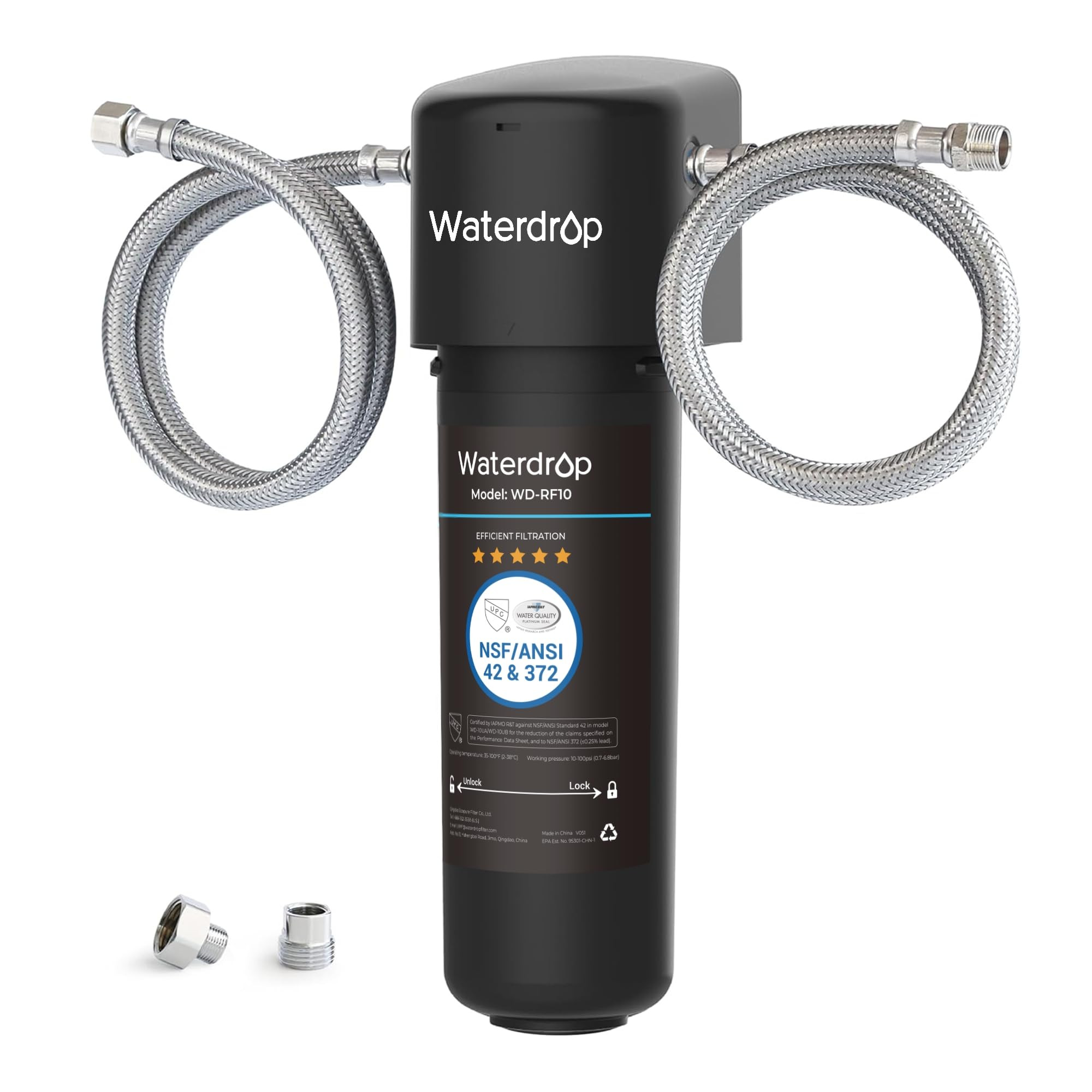 Waterdrop 10UA Under Sink Water Filter System, Reduces PFAS, PFOA/PFOS, Lead, Chlorine, Bad Taste... | Amazon (US)