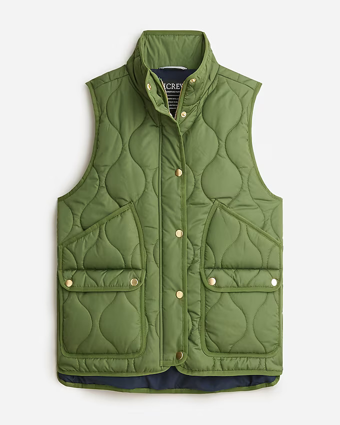 New quilted excursion vest | J. Crew US
