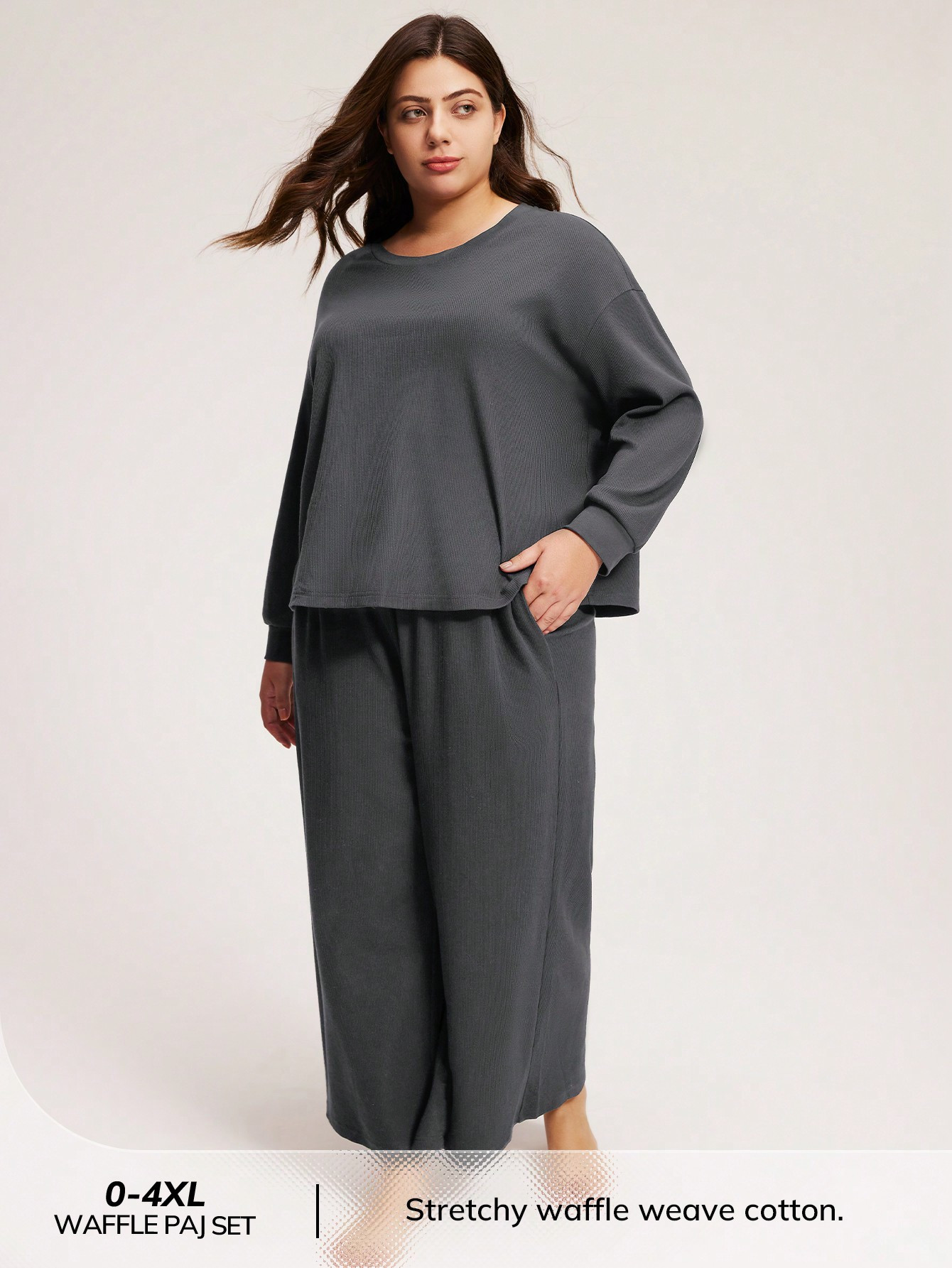 Luvlette Plus Cotton Pajama Set | SHEIN