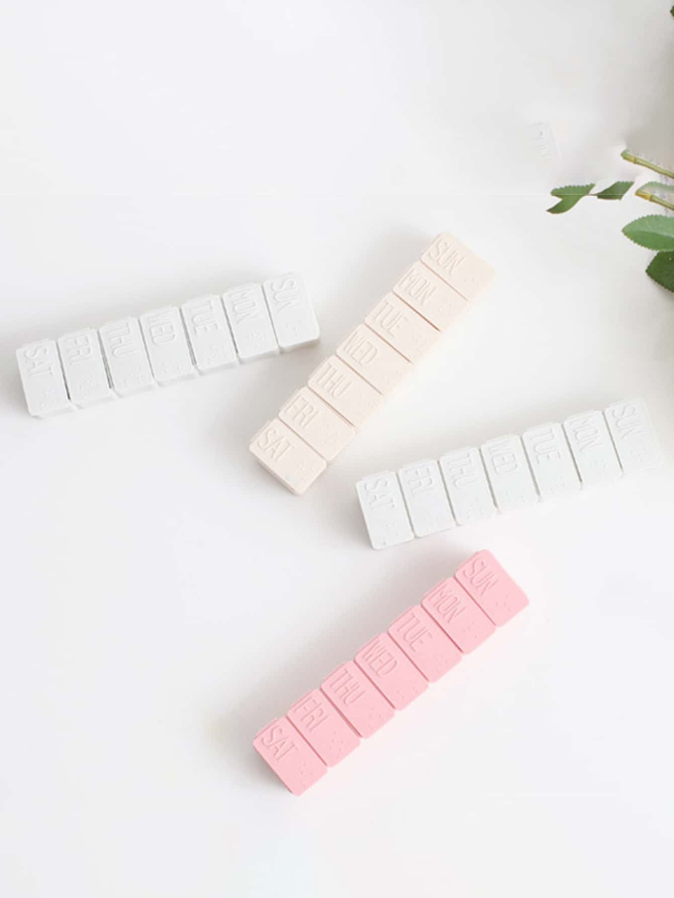 2pcs Random Color Medicine Storage Box | SHEIN