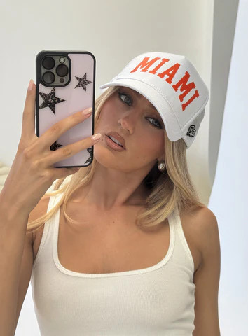 Miami Trucker Hat White | Princess Polly US
