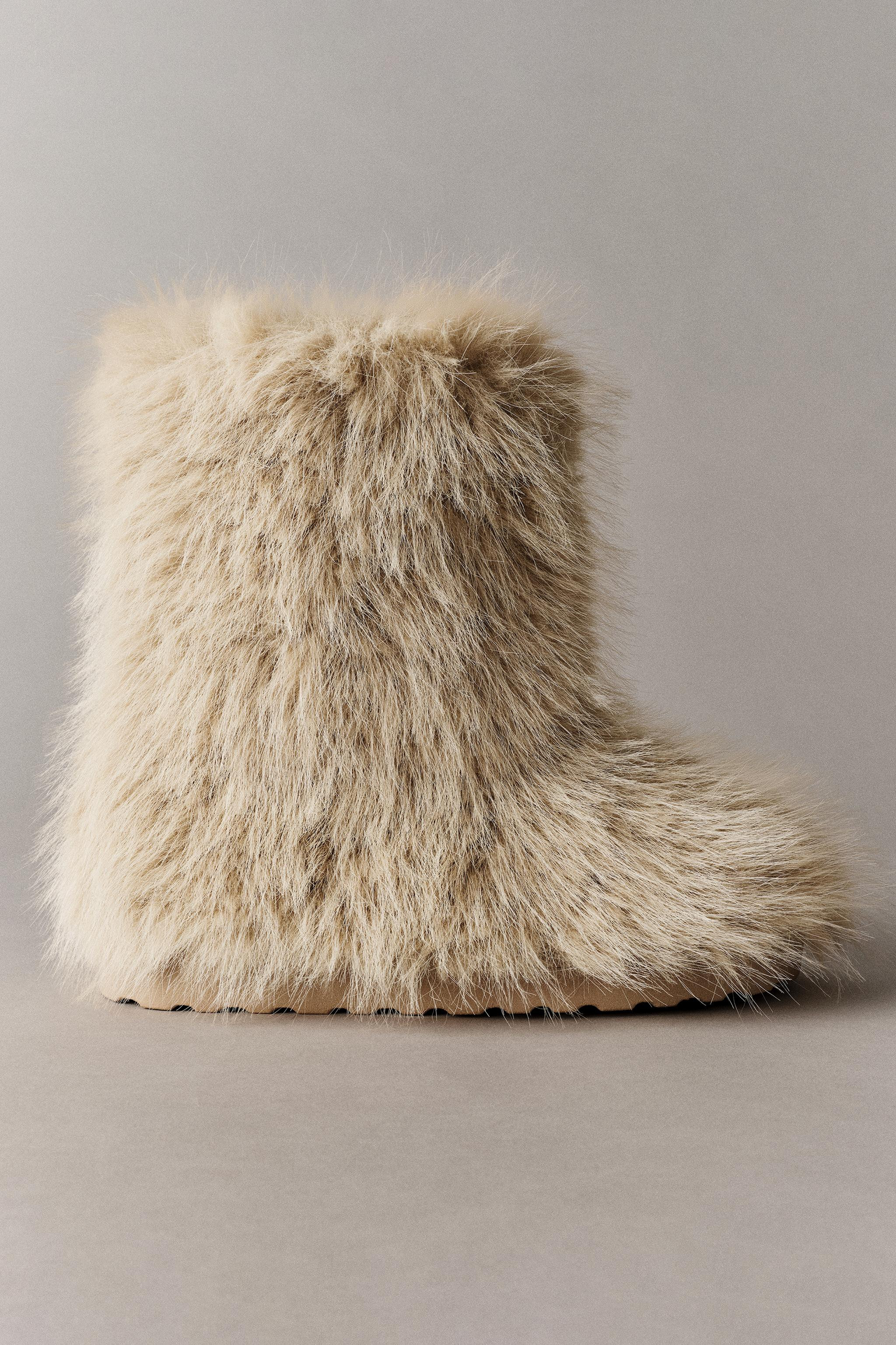 FURRY SNOW BOOTS | Zara US