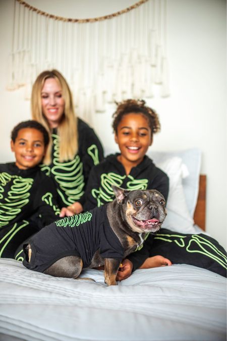 I can still bribe them if Coco is matching too 😜. But then they fell in love with the fact that these are super comfy and glow in the dark skeleton onesies. 



#LTKHalloween #LTKkids #LTKfamily