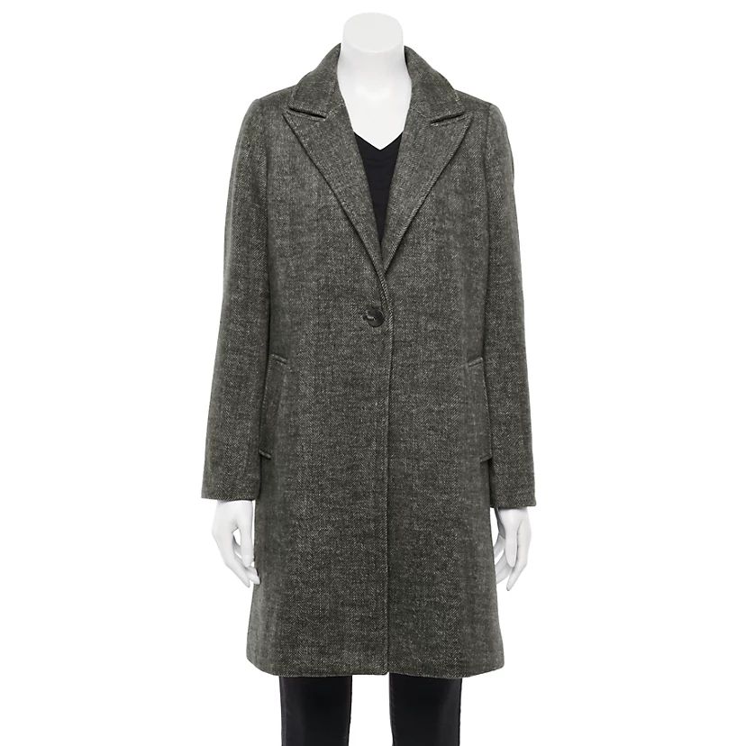 Women's Apt. 9® Long Topper Coat | Kohl's