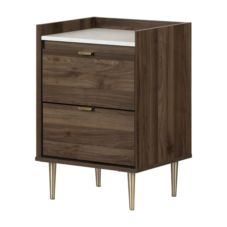 Hype 28.5'' Tall 2 - Drawer Nightstand | Wayfair North America
