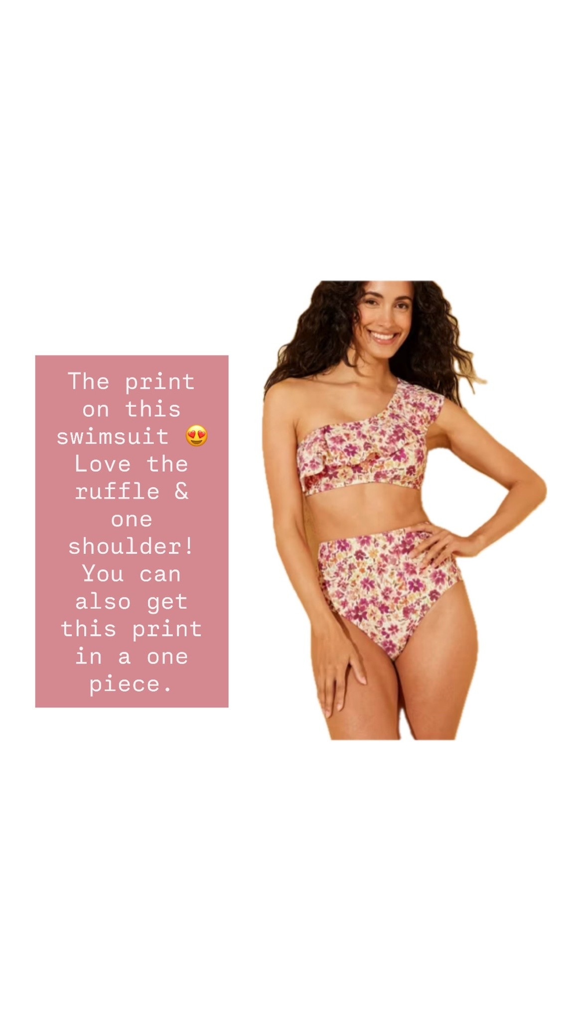 Such a cute swimsuit option for summer 😍 grab it while it’s on sale!

Loverly Grey, Target find, floral high waisted swim, floral one shoulder swim, sale alert

#LTKSeasonal #LTKSaleAlert #LTKSwim