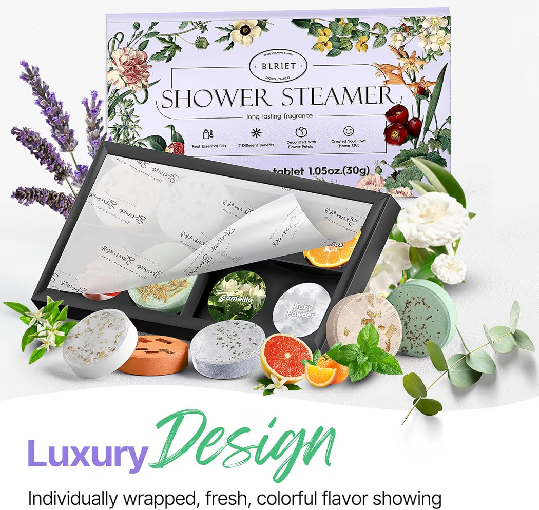 Shower Steamers Aromatherapy Blriet, Stocking Stuffers for Women, Teen Girls, Wife and Her, Chris... | Amazon (US)