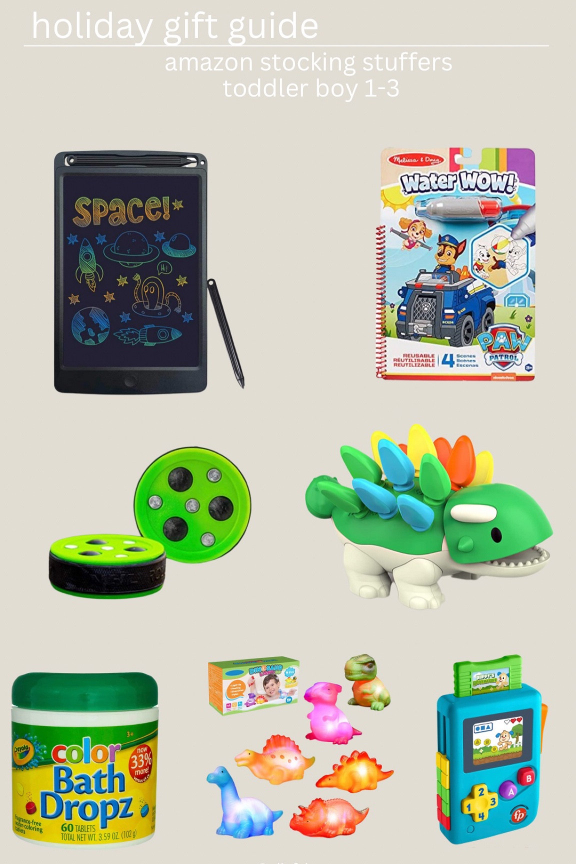 Christmas stocking stuffers for boys ages 1 to 3. Fun ideas!

#LTKHoliday #LTKCyberweek #LTKGiftGuide
